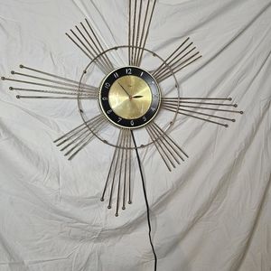 MCM Luxe Starburst Wall Clock